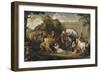 Jésus portant sa croix-Charles Le Brun-Framed Giclee Print