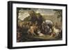 Jésus portant sa croix-Charles Le Brun-Framed Giclee Print