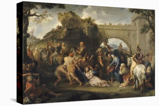 Jésus portant sa croix-Charles Le Brun-Stretched Canvas