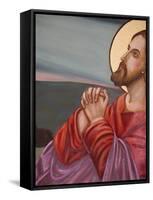 Jesus Praying, St. Anthony Coptic Church, Jerusalem, Israel, Middle East-Godong-Framed Stretched Canvas