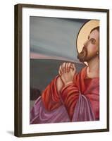 Jesus Praying, St. Anthony Coptic Church, Jerusalem, Israel, Middle East-Godong-Framed Photographic Print