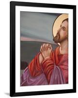 Jesus Praying, St. Anthony Coptic Church, Jerusalem, Israel, Middle East-Godong-Framed Photographic Print