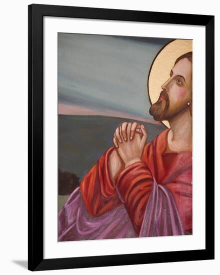 Jesus Praying, St. Anthony Coptic Church, Jerusalem, Israel, Middle East-Godong-Framed Photographic Print