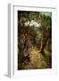 Jesus prays at Gethsemane - Bible-William Brassey Hole-Framed Giclee Print