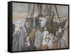 Jesus Preaches in a Ship from 'The Life of Our Lord Jesus Christ'-James Jacques Joseph Tissot-Framed Stretched Canvas