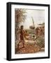 Jesus preaches The Parable of the Sower - Bible-William Brassey Hole-Framed Giclee Print