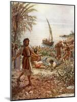 Jesus preaches The Parable of the Sower - Bible-William Brassey Hole-Mounted Giclee Print