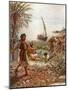 Jesus preaches The Parable of the Sower - Bible-William Brassey Hole-Mounted Giclee Print