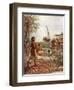 Jesus preaches The Parable of the Sower - Bible-William Brassey Hole-Framed Giclee Print