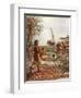 Jesus preaches The Parable of the Sower - Bible-William Brassey Hole-Framed Giclee Print