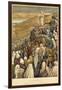 Jesus Preaches the Sermon on the Mount-James Tissot-Framed Photographic Print