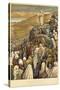 Jesus Preaches the Sermon on the Mount-James Tissot-Stretched Canvas