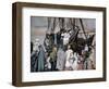 Jesus Preaching on a Boat-James Tissot-Framed Giclee Print