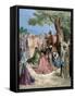 Jesus Preaching to the Crowd-null-Framed Stretched Canvas