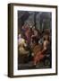 Jesus Preaching to The Doctors-Giovanni Andrea Ansaldo-Framed Art Print