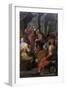 Jesus Preaching to The Doctors-Giovanni Andrea Ansaldo-Framed Art Print