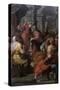 Jesus Preaching to The Doctors-Giovanni Andrea Ansaldo-Stretched Canvas