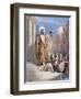 Jesus Presented to the People. Engraving. 19Th Century. Colored.-Tarker-Framed Giclee Print