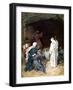 Jesus raises Lazarus - Bible-William Brassey Hole-Framed Giclee Print