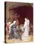 Jesus Raising Lazarus from the Dead-William Brassey Hole-Stretched Canvas