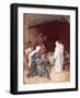 Jesus Raising Lazarus from the Dead-William Brassey Hole-Framed Giclee Print