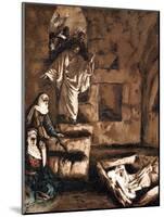 Jesus Raising Lazarus from the Tomb, 1897-James Jacques Joseph Tissot-Mounted Giclee Print