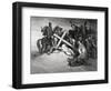 Jesus Reaches the Top of Calvary, Engraving, 19th Century-null-Framed Premium Giclee Print