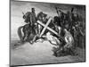 Jesus Reaches the Top of Calvary, Engraving, 19th Century-null-Mounted Premium Giclee Print