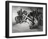 Jesus Reaches the Top of Calvary, Engraving, 19th Century-null-Framed Giclee Print