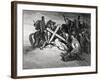 Jesus Reaches the Top of Calvary, Engraving, 19th Century-null-Framed Giclee Print