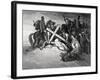 Jesus Reaches the Top of Calvary, Engraving, 19th Century-null-Framed Giclee Print