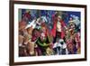 Jesus Really Angry in the Temple, 2002-Dinah Roe Kendall-Framed Giclee Print