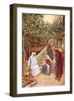 Jesus Resting at Bethany at the House of His Friends-William Brassey Hole-Framed Giclee Print