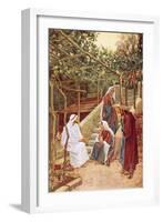 Jesus Resting at Bethany at the House of His Friends-William Brassey Hole-Framed Giclee Print