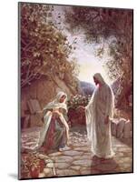 Jesus Revealing Himself to Mary Magdalene-William Brassey Hole-Mounted Giclee Print