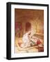 Jesus Reviving Jairus's Daughter-William Brassey Hole-Framed Giclee Print