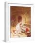 Jesus Reviving Jairus's Daughter-William Brassey Hole-Framed Giclee Print