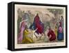 Jesus Rides into Jerusalem on a Donkey-null-Framed Stretched Canvas
