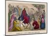 Jesus Rides into Jerusalem on a Donkey-null-Mounted Art Print