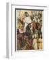 Jesus, Riding a Donkey, Enters Jerusalem-null-Framed Photographic Print