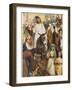 Jesus, Riding a Donkey, Enters Jerusalem-null-Framed Photographic Print