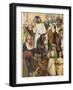 Jesus, Riding a Donkey, Enters Jerusalem-null-Framed Photographic Print