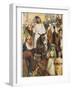 Jesus, Riding a Donkey, Enters Jerusalem-null-Framed Photographic Print