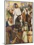 Jesus, Riding a Donkey, Enters Jerusalem-null-Mounted Photographic Print