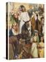 Jesus, Riding a Donkey, Enters Jerusalem-null-Stretched Canvas