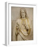 Jesus's Sacred Heart, Auxerre, Yonne, Burgundy, France, Europe-Godong-Framed Photographic Print