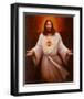 Jesus' Sacred Heart-T^ C^ Chiu-Framed Art Print