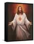 Jesus' Sacred Heart-Unknown Chiu-Framed Stretched Canvas