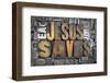 Jesus Saves-enterlinedesign-Framed Photographic Print