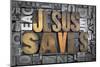 Jesus Saves-enterlinedesign-Mounted Photographic Print